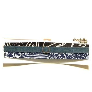 Denim & Embellished Choker Set